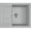 Кухонна мийка Franke Sirius 2.0, тектонайт, прямокутна, з крилом, 620х500х200, чаша-1, врізна, S2D 611-62, сірий