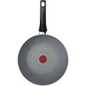 Сковорода ВОК Tefal Halo, 28см, алюміній, бакеліт, сірий