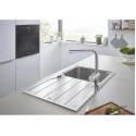 Мийка кухонна Grohe K500 прямокут., з крилом, 1000x500x200мм, врізна, нержавіюча сталь