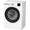 Пральна машина Beko фронтальна, 8кг, 1200, A, 50см, дисплей, інвертор, пара, білий