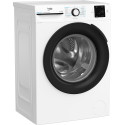 Пральна машина Beko фронтальна, 8кг, 1200, A, 50см, дисплей, інвертор, пара, білий