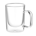 Набір чашок з ручками і подвійними стінками ARDESTO, 120мл, 2шт, боросилікатне скло, прозорий