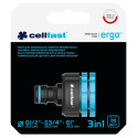 Конектор для крана Cellfast ERGO 1/2, 3/4, 1' з внутрішнім різьбленням (блістер)
