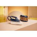 Праска-парогенератор Philips PerfectCare 6000 Series, 2400Вт, 1800мл, паровий удар -600гр, постійна пара - 130гр, нерж. сталь, синьо-золотий