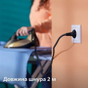 Праска Philips 7000 Series, 2800Вт, 300мл, паровий удар -250гр, постійна пара - 50гр, нерж. сталь, чорно-золотий