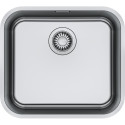 Мийка кухонна Franke Smart, нерж.сталь, прямокутник, без крила, 480х450мм, чаша - 1, монтаж під стільницю, SRX 110-45, нерж поліров.