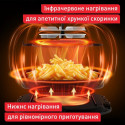Мультипіч Tefal Easy Fry Infrared, 1850Вт, чаша-7л, сенсорне керув., 8 програм, з віконцем, пластик, чорний