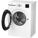 Пральна машина Beko фронтальна, 8кг, 1200, A, 50см, дисплей, інвертор, пара, білий