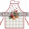 Фартух ARDESTO Christmas Cookies 60х80см, 100% поліестер, сірий