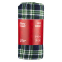 Плед ARDESTO Fleece 130x160см, 100% поліестер, клітинка, зелений