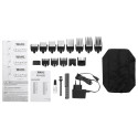 Тример WAHL Total Beard Grooming Kit, для бороди і вусів, мережа+акум., насадок-12, сталь, чорний