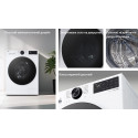 Пральна машина LG фронтальна, 8кг, 1200, A, 48см, дисплей, пара, інвертор, білий