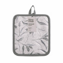 Прихватка ARDESTO Grey leaves 18х20см, 100% поліестер, cірий