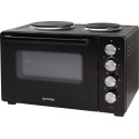 Міні піч Gorenje, 30л, 52x32х40.5см, 2 електричні конф., чорний