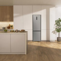 Холодильник з нижн. мороз. камерою Gorenje, 203х66х60см, 2 двері, 283(130)л, А+, Total NF, Зона св-ті, Інвертор, Зовн. Дисп, Wi-Fi, нерж