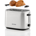 Тостер Gorenje 800Вт, підігрів, розморожування, пластик, сріблястий