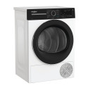 Сушильна машина Whirlpool тепловий насос, 7кг, A+++, 54,3см, дисплей, інвертор, люк чорний, білий