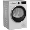 Сушильна машина Beko тепловий насос, 8кг, A+++, 60см, дисплей, підсвітка барабану, білий