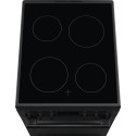 Плита Electrolux електрична склокерамічна, 57л, 50x60см, дисплей, конвекція, чорний матовий