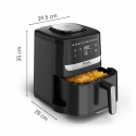 Мультипіч Tefal Easy Fry Silence, 1670Вт, чаша-5л, сенсорне керув., 10 програм, пластик, чорний