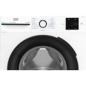 Пральна машина Beko фронтальна, 8кг, 1200, A, 50см, дисплей, інвертор, пара, білий