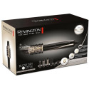 Фен-щітка Remington Blow Dry & Style Caring, 1200Вт, 2 режими, іоніз-я, хол. обдув, кейс для зберігання, кераміка, чорно-золотий