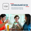 Електрочайник Tefal Delfini 1.5л, пластик, сріблясто-чорний