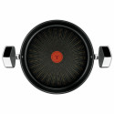 Сотейник Tefal Excellence+, з кришкою, 26см, нержавіюча сталь, скло, бакеліт, чорний
