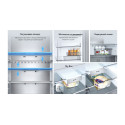 Холодильник LG з нижн. мороз., 203x60х68, холод.відд.-262л, мороз.відд.-113л, 2дв., E, NF, інв., диспл зовн., Fresh Сonverter, Metal Fresh, сріблястий