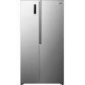 Холодильник SBS Gorenje, 179х62х91см, 2 двері, 347(197)л, А+, NF+, Інв., Зона св-ті, Зовн. Диспл, нерж