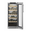 Холодильник Liebherr для вина, 145.4x59.7х67.5, полок - 6, зон - 2, бут-107, ST, дисплей, сірий