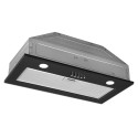Витяжка ARDESTO вбудована, 52см, 700м3ч, скло, 2х1Вт LED, кнопкове, чорний