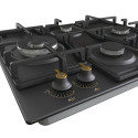 Варильна поверхня Gorenje газова, 60см, чавун, чорний