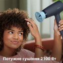 Фен Philips 3000 Series, 2100Вт, 3 режими, дифузор, іоніз-я, хол. обдув, синій