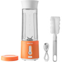 Блендер Sencor портативний для смузі 150Вт, чаша-500мл, USB-C, біло-помаранчевий