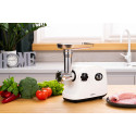 М'ясорубка ARDESTO, 1600Вт, 1.6кг/хв, 3 решітки, насадка для ковбас, кеббе, пластик, білий