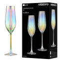 Набір келихів для шампанського ARDESTO Black Mars Zenith 250мл, 2шт, скло, прозорий