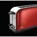 Тостер Russell Hobbs Classic 1100Вт, довгі слоти, метал, червоний