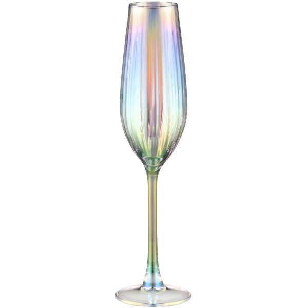 Набір келихів для шампанського ARDESTO Black Mars Zenith 250мл, 2шт, скло, прозорий