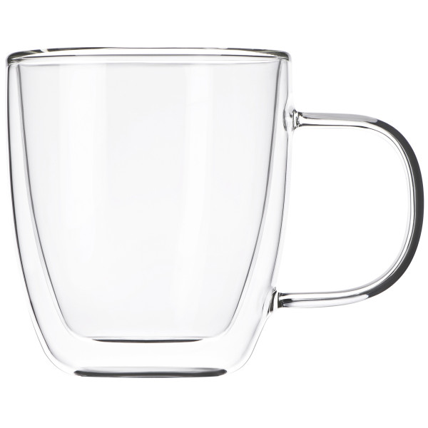 Набір чашок з ручками і подвійними стінками ARDESTO, 310мл, 2шт, боросилікатне скло, прозорий