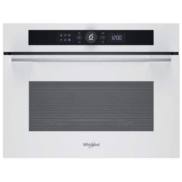 Духова шафа Whirlpool електрична компактна, 40л, дисплей, конвекція, ф-ція мікрохвиль, білий