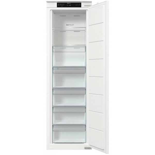 Морозильна камера Gorenje вбудована, 177x54х55, 235л, А+, NF, диспл, білий