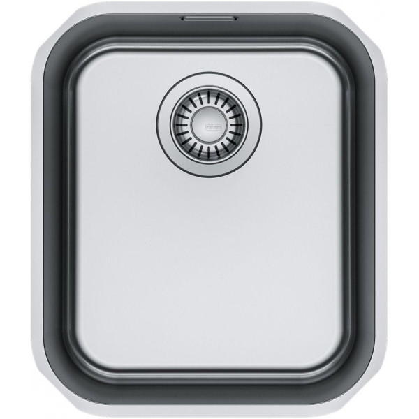 Мийка кухонна Franke Smart, нерж.сталь, прямокутник, без крила, 341х401мм, чаша - 1, монтаж під стільницю, SRX 110-34, нерж поліров.