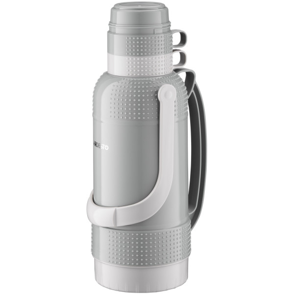 Термос ARDESTO Gemini Gourmet, 3200мл, пластик, боросилікатне скло, сірий