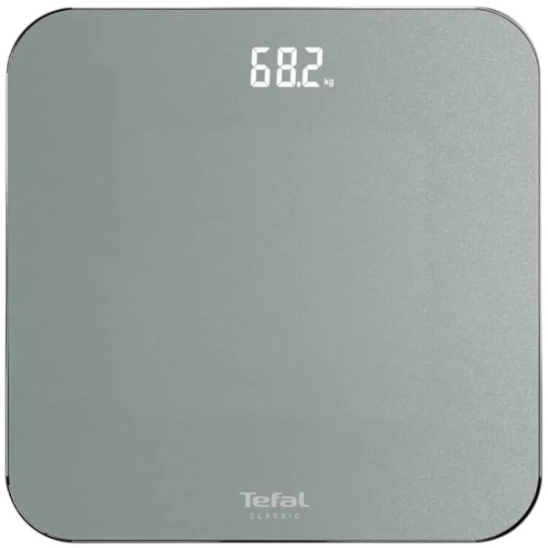 Ваги Tefal підлогові Classic, 180кг, AAAx3 в комплекті, скло, сірий