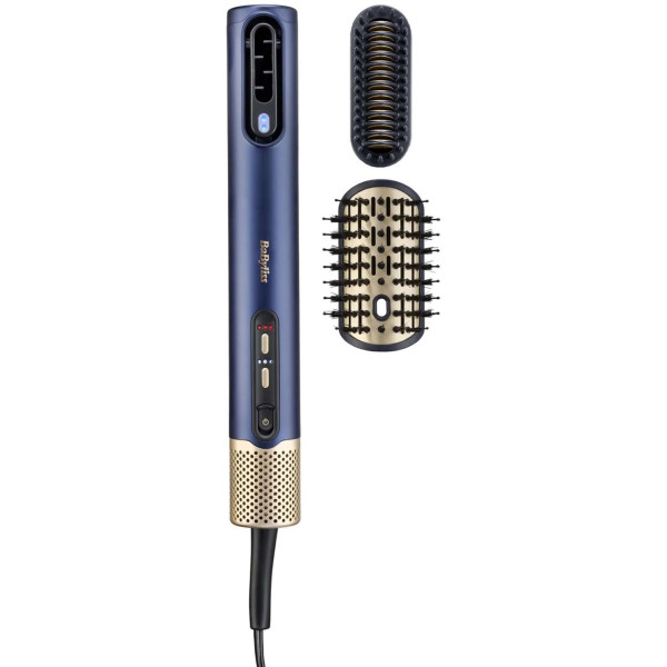 Стайлер Babyliss Air Wand, 1600Вт, темп.режимов-3, подвійна іонізація, 2 насадки, синій