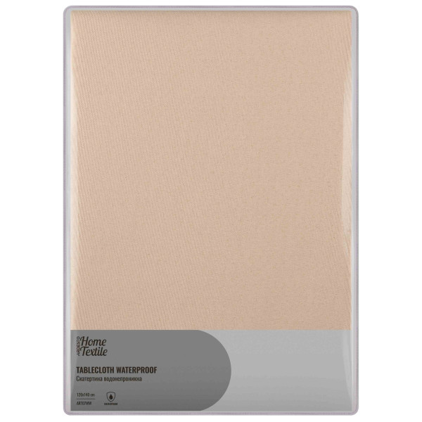 Скатертина ARDESTO Waterproof 120х140см, 100% поліестер, білий