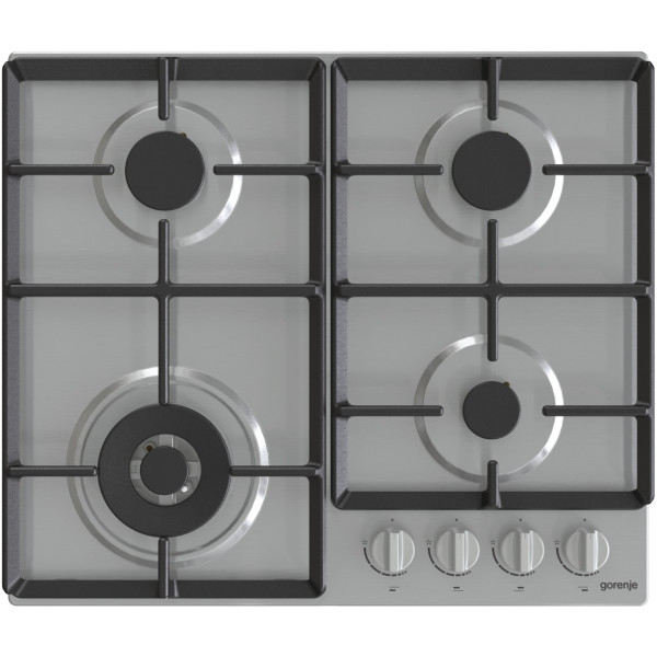 Варильна поверхня Gorenje газова, 60см, чавун, нерж