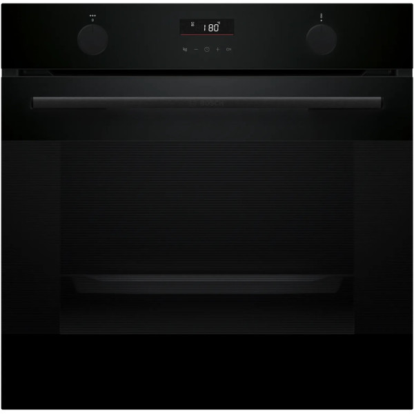 Духова шафа Bosch електрична, 76л, A, дисплей, конвекція, телескопічні направляючі, чорний