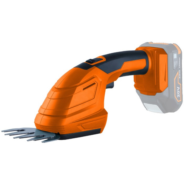 Ножиці для трави акумуляторні Tekhmann TCGT-8/i20 3in1 20В леза 10/20см+насадка культиватор без АКБ та ЗП